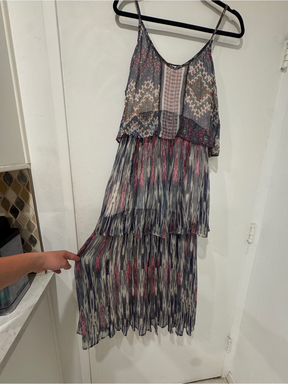 EUC Meadow Rue by Anthropologie Josie Tiered Maxi Dress — Size 2 - Picture 6 of 11